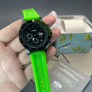 Fossil-inspired Bannon BQ2501 First Copy – black dial multifunction chronograph.