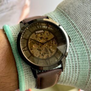 First copy Fossil ME3098 – 44MM case, Japanese automatic movement.