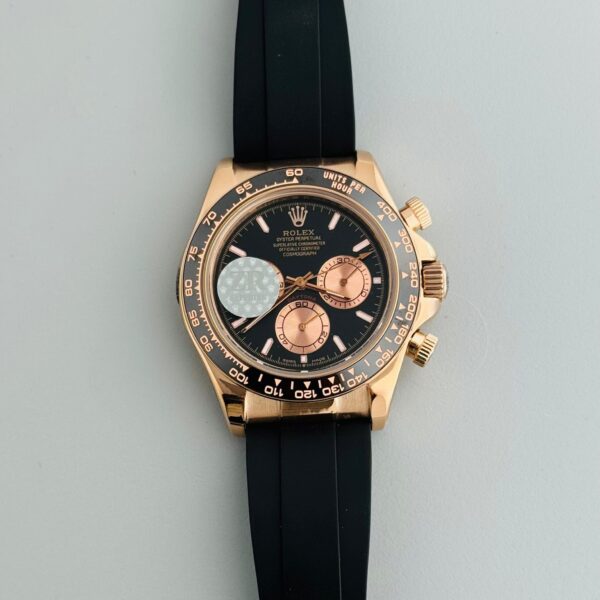 Rolex Daytona Cosmograph first copy watch – rosegold stainless steel with chocolate dial.