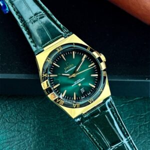 Omega Constellation 41 Green first copy – sapphire glass, automatic machinery.