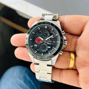 Casio Edifice Scuderia Toro Rosse first copy men’s watch – 43MM, stainless steel, chronograph dial.
