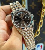 Rolex Day-Date Chocolate Dial First Copy Watch man holding in his hand