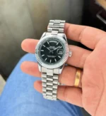 Rolex Day-Date Stella Black First Copy Watch