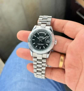 Rolex Day-Date Stella Black First Copy Watch