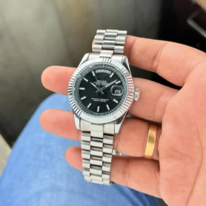 Rolex Day-Date Stella Black First Copy Watch