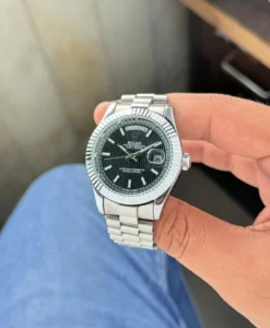 Rolex Day-Date Stella Black First Copy Watch - Image 2