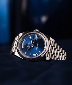 Rolex Day-Date Blue 43 First Copy Watch - Image 2