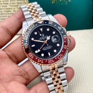 Rolex GMT Master II Quartz First Copy Watch Close hand shot
