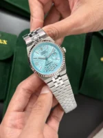 Rolex Land Dweller Semi Swiss First Copy Watch full shot on a man hand