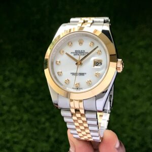 Rolex DateJust White 41 First Copy Watch