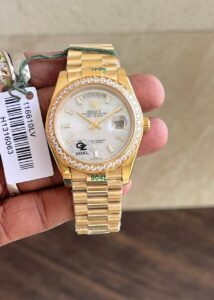 Rolex Day-Date Diamond Bezel First Copy Watch