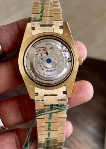 Rolex Day-Date Green Diamond Bezel First Copy Watch - Image 3