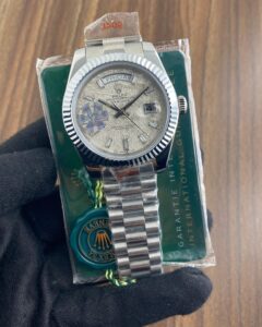 Rolex Day-Date Marble Brown First Copy Watch