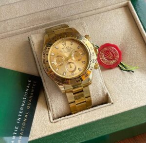 Rolex Daytona Full Golden First Copy Watch - Image 3