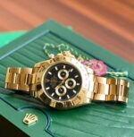 Rolex Daytona Golden Black Dial First Copy Watch