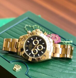Rolex Daytona Golden Black Dial First Copy Watch