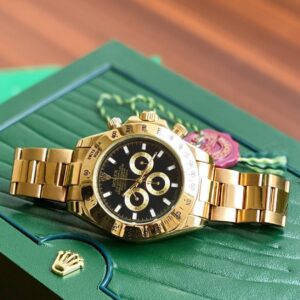 Rolex Daytona Golden Black Dial First Copy Watch