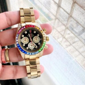 Rolex Daytona Golden Rainbow First Copy Watch