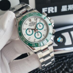 Rolex Daytona Green White Dial First Copy Watch