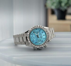Rolex Daytona Iceblue Arabic Dial First Copy Watch - Image 3