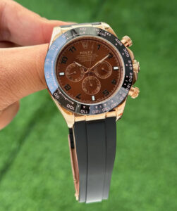 Rolex Daytona Oysterflex Chocolate First Copy Watch - Image 4