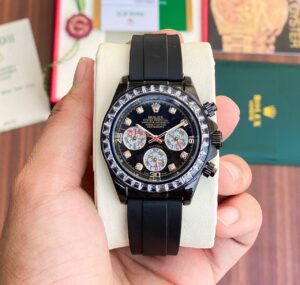 Rolex Daytona Oysterflex Full Black First Copy Watch - Image 2