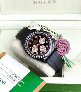 Rolex Daytona Oysterflex Full Black First Copy Watch - Image 3
