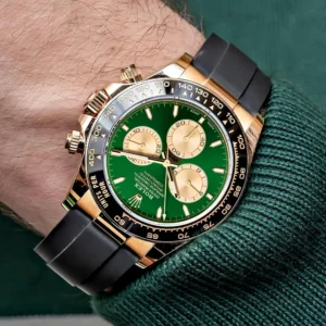 Rolex Daytona Oysterflex Green First Copy Watch