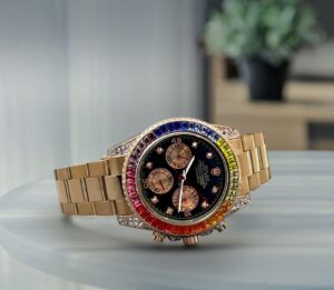 Rolex Daytona Rainbow Quartz First Copy Watch