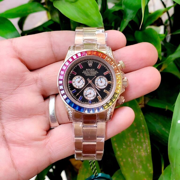 Rolex Daytona Rainbow Rosegold First Copy Watch
