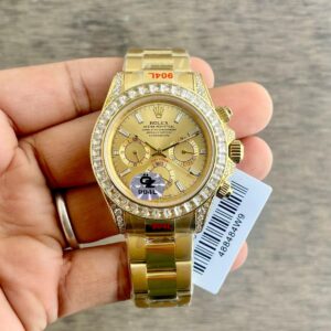 Rolex Daytona Yellow Diamond Dial First Copy Watch