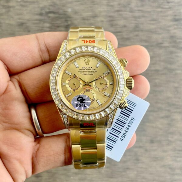 Rolex Daytona Yellow Diamond Dial First Copy Watch