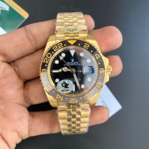Rolex GMT 2 Gold ETA Quality First Copy Watch