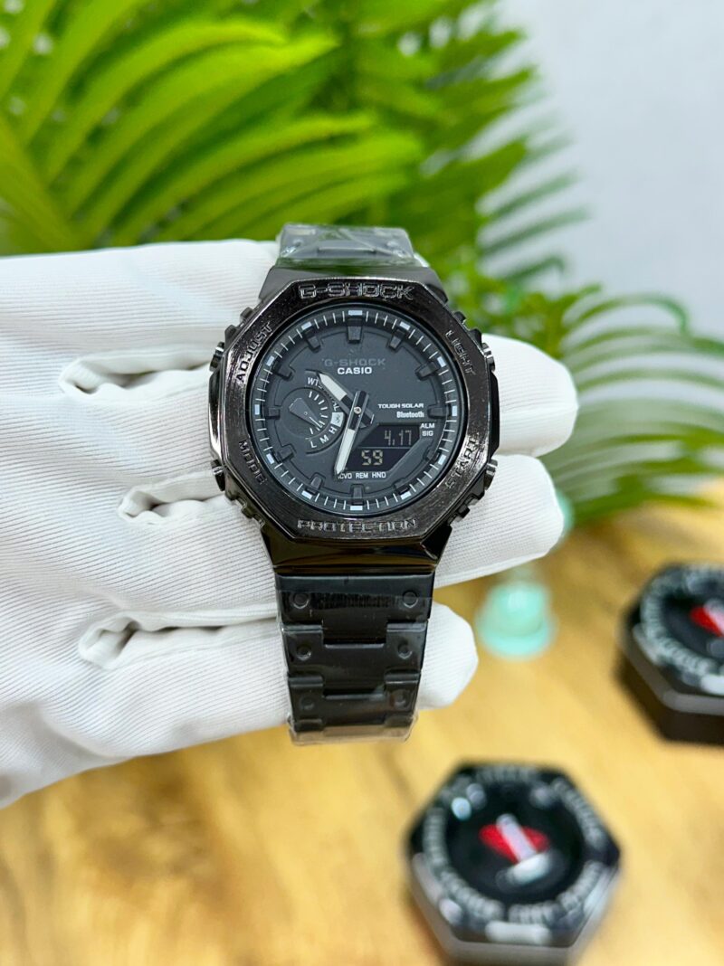 G-Shock GA-2100 All Steel first copy men’s watch – stainless steel, shock resistant, 200M waterproof.
