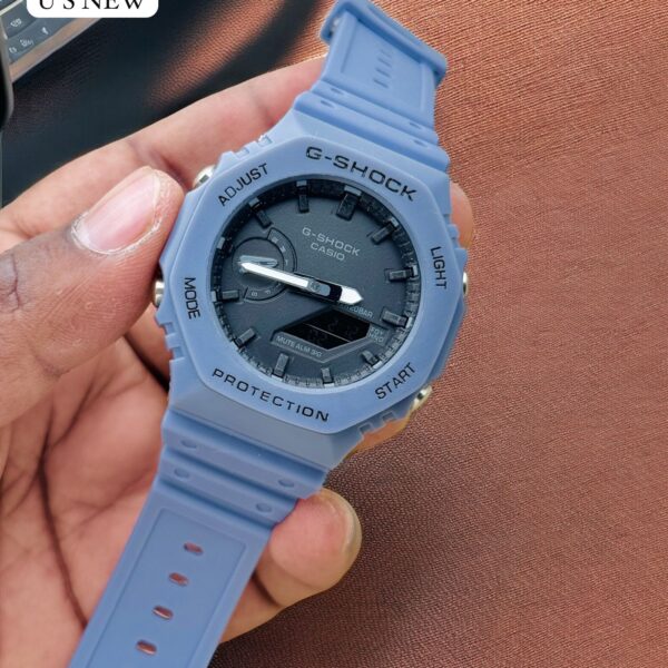 G-Shock GM-2100 first copy unisex watch – fibre body, mineral glass, digital/analog display.