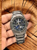 Hublot Big Bang first copy men’s watch – black spider dial, chronograph, quartz movement.