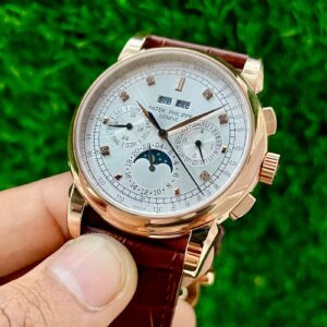 First copy Patek Philippe perpetual calendar – chronograph & moon phase.