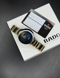 Rado Centrix Open Heart first copy watch with purple dial