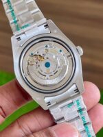 Back movement shot of Rolex Sky-Dweller White Dial First Copy Watch