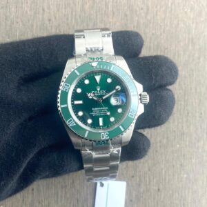 Rolex Submarine Silver Bracelt Green Hulk Dial 41 First Copy Watch