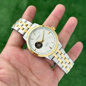 Seiko Presage Open Heart first copy – 43MM men’s automatic watch with open-heart dial
