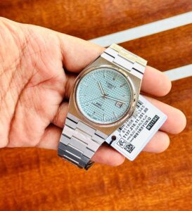 Tissot PRX Tiffany Blue dial first copy – stainless steel strap.
