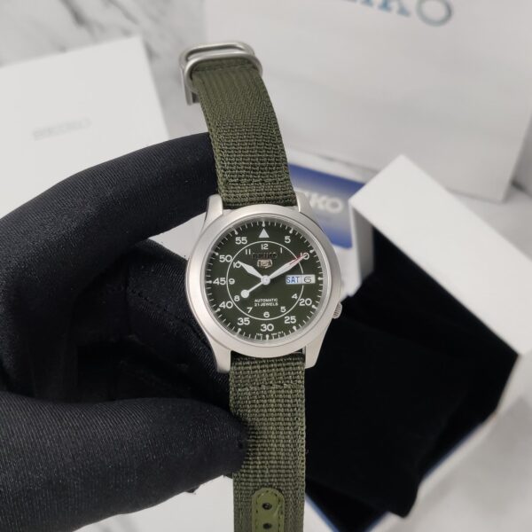 Seiko 5 Military Green Dial First Copy Watch