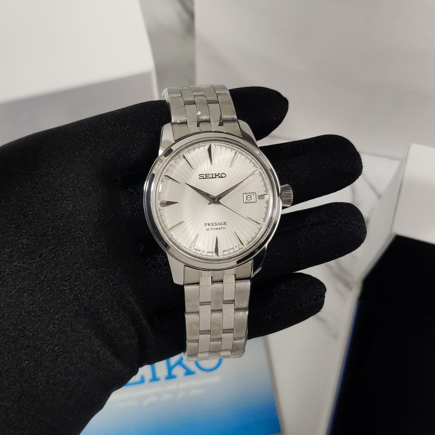 Seiko-Presage-Cocktail-White-Dial-1 Seiko Presage Cocktail White Dial First Copy Watch - Image 1