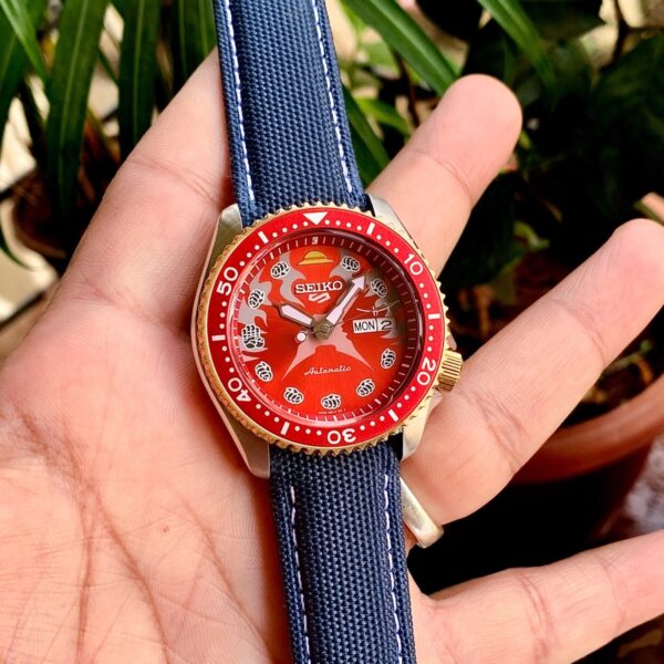 Seiko X One Piece Monkey D. Luffy Red Dial First Copy Watch