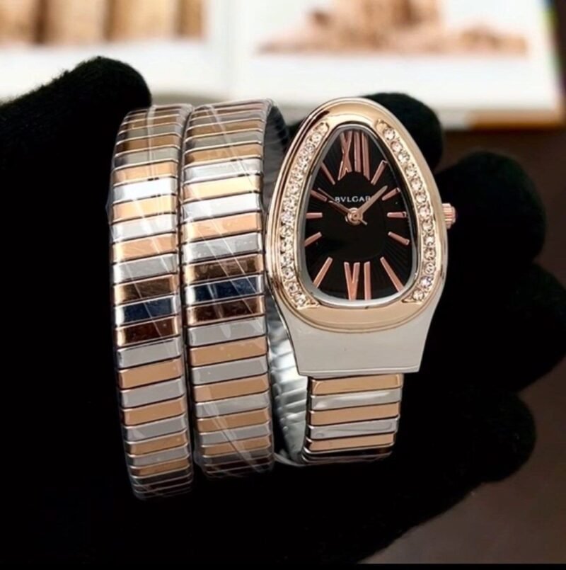 Bvlgari-Serpenti-Black-1 Bvlgari Serpenti Black First Copy Watch - Image 1