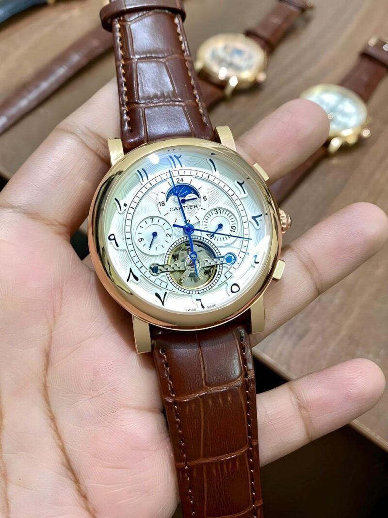 Cartier-Tourbillon-Moonphase-1 Cartier Tourbillon Moonphase First Copy Watch - Image 1
