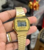 Casio Gold First Copy Unisex Watch with Vintage Box