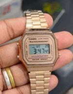 Casio Unisex Rose Gold First Copy Timepiece with Vintage Box