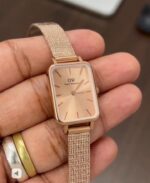 Daniel Wellington Quadro Rose Gold First Copy Watch - Image 2